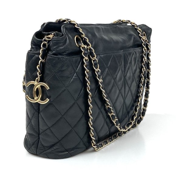 CHANEL Bag Shoulder Bag Matelasse Lambskin Coco Mark - Picture 1 of 16
